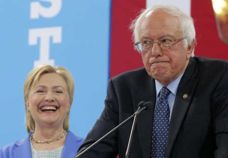 Hillary Clinton, Bernie Sanders
