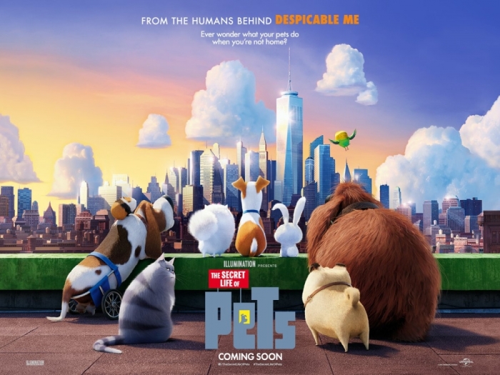 Movie poster for 'The Secret Life of Pets,' 2016.