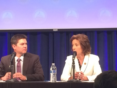 Rep. Vicky Hartzler and Alliance Defending Freedom counsel Matt Sharp speak at a Family Research Council panel on July 13, 2016.