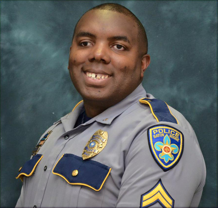 Baton Rouge Police Department officer Montrell Jackson, 32, is pictured in this undated handout photo obtained by Reuters July 18, 2016. Jackson was one of three police officers killed in a shooting incident July 17.