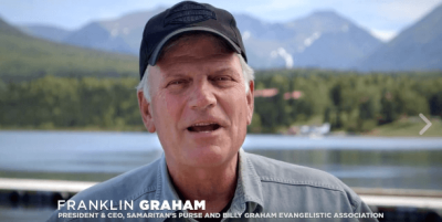 The Rev. Franklin Graham asks Facebook followers to pray with him for political leaders and the nation ahead of the Democratic National Convention. July 21, 2016.