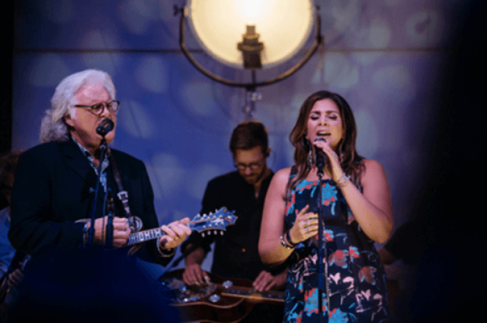 Hillary Scott & The Scott family celebrate Love Remains with spirited performance in Nashville including special guest Ricky Skaggs, July 20, 2016.