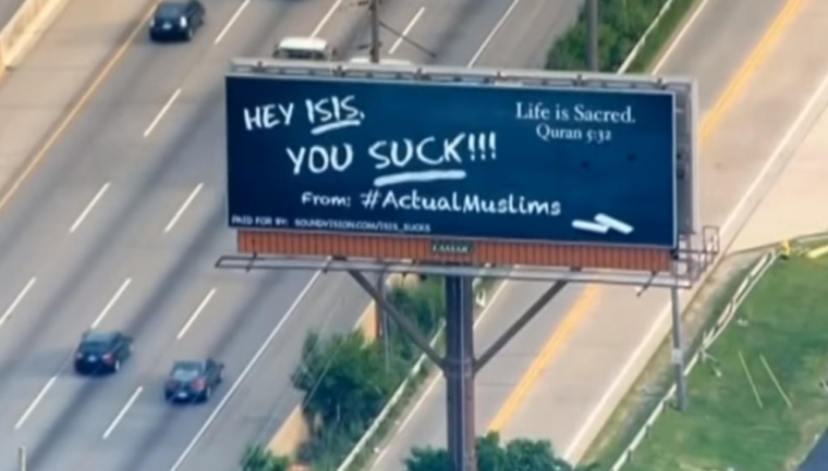 ISIS billboard