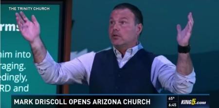 Pastor Mark Driscoll preaches on Jonah at The Trinity Church in Scottsdale, Arizona, Sunday, August 7, 2016.