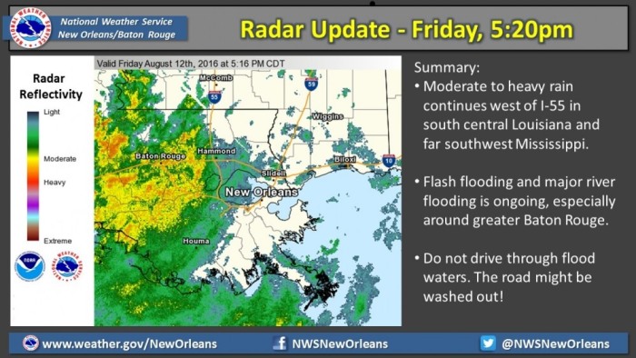 Southeast Louisiana Flooding Advisory