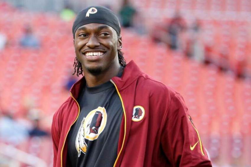 Cleveland Browns starting quarterback formerly of the Washington Redskins, Robert Griffin III.