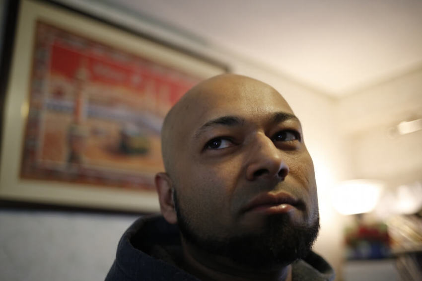 Mubin Shaikh, a former Taliban fighter who studies Muslim interventions in counter-radicalization, poses before an interview at his home in Toronto, Ontario, Canada May 15, 2016.