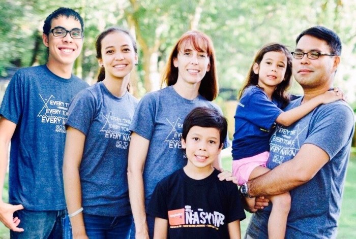 Christine and David Anasco serve in international missions with their four children