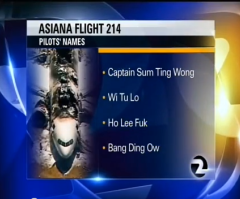 NTSB Intern Blamed for Prank Names of Flight 214 Pilots Broadcast by KTVU