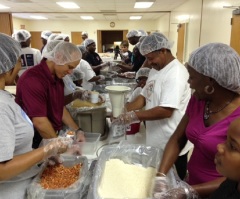 NC Church Packages 10,000 Meals for the Needy in 1 Day
