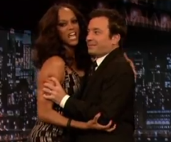 Tyra Banks Teaches Fallon to Model: My Wife is Going to Kill Me, Says Host (VIDEO)