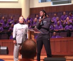 RGIII Attends Church in Richmond, Va. During Preseason Training