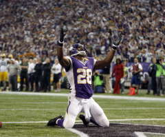 NFL Minn. Vikings' Adrian Peterson Says: 'I'm Juicing on the Blood of Jesus'