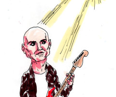 Billy Corgan of Smashing Pumpkins Looks to Heaven