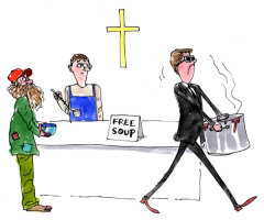 No Government Food for This Christian Pantry