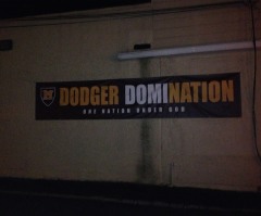 'One Nation Under God' Banner Pulled Down After Locals in New Jersey Complain