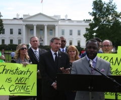 Washington, D.C.-Area Pastors, Members of Congress Pray for Saeed Abedini, Protest Outside White House