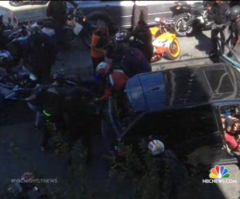 Undercover NYPD Detective Arrested for Role in Bikers' Attack on SUV Driver in Manhattan Highway Brawl