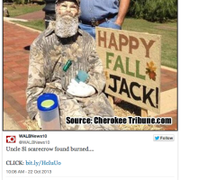 Duck Dynasty Scarecrow Parents Forgive Teen Who Stole, Burned It to Ashes; Will Rebuild Uncle Si (PHOTO)