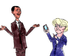 Obama and Merkel: A Spying Scandal