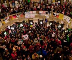 Men Gather to Protest Abortion Ban on Upcoming Albuquerque Voter Ballot