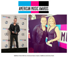 Matthew West Wins American Music Award for Best Contemporary Inspirational Artist