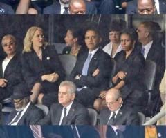 Michelle Obama Gives Prime Minister of Denmark the 'Evil Eye' After Obama Selfie at Mandela Tribute? (PHOTO)