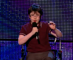 14-Year-Old Disabled Boy Does Hilarious Stand Up Comedy Routine to Inspire Others (VIDEO)