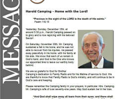 Harold Camping Dead: Read Full Statement on Family Radio Founder and Failed Judgment Day 'Prophet's' Death