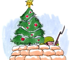 An Overzealous Christmas Warrior?