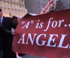 Christians and Atheists Spar as 'A Is for Angels' Banner Covers 'A Is for Atheist' Display (VIDEO)