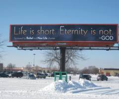 Wis. Churches Replace Atheist Billboard With Sign of 'Hope'