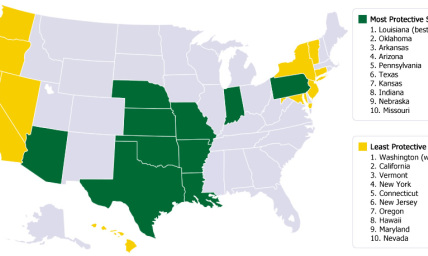 Pro-Life State Rankings Released: 6 Best, 5 Worst, 4 Most Improved States for Life