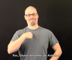 Online Preacher for the Deaf, Justin Vollmar, Comes Out as Atheist; 'God is an Illusion…It Is All Nonsense' He Says
