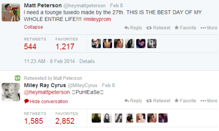 Miley Cyrus Rejects Naked Prom Date, 'PuHlEaSe'