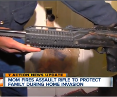Brave Mom Surprises Home Invaders With Bullets to Protect Children (Video)
