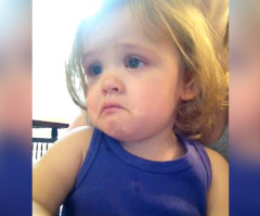 Cute Toddler Cries Over Parents' Wedding Song (VIDEO)