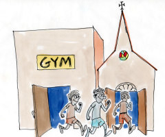 From Exercise to Worship on One Campus