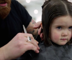 Adorable 3-Year-Old Donates Hair to Kids With Cancer (VIDEO)