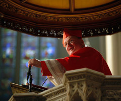 NY Cardinal Dolan on Openly Gay NFL Prospect Michael Sam: 'Good for Him, No Judgment'