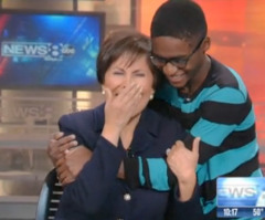 News Anchor Cries During Surprise Reunion With Adopted Boy She Helped Find a Family (VIDEO)