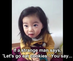 Mother Teaches Young Daughter About Strangers, She Hilariously Doesn't Get It - So Cute, It Hurts! (VIDEO)