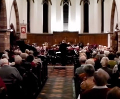 Orchestra Player Sneezes Into His Trombone During Church Concert - You Will Laugh (VIDEO)