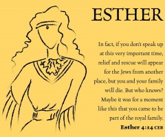 Women's History Month - Live The Bible: Esther Meme