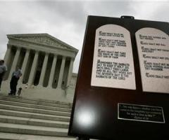 500 Gather to Protest Pending Removal of Idaho Ten Commandments Display