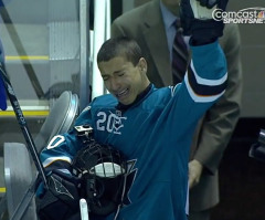 NHL's San Jose Sharks Leave Teen With Heart Condition in Tears and It was Beautiful - You Will Cry (VIDEO)