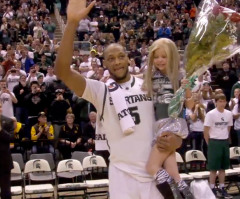 See the Heartwarming Friendship Between a College Basketball Star and an 8-Y-O Girl Fighting Cancer (VIDEO)