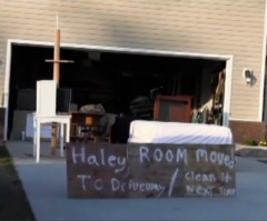 Teen Refuses to Clean Room; Soldier Dad Teaches Her Surprise Lesson the Whole Neighborhood Can See (VIDEO)