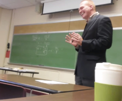 See the Hilarious April Fools' Prank These Catholic College Students Played on Their Professor (VIDEO)