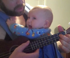 Father Sings Crying Baby Girl to Sleep With Sweet Performance of 'Hallelujah' (VIDEO)